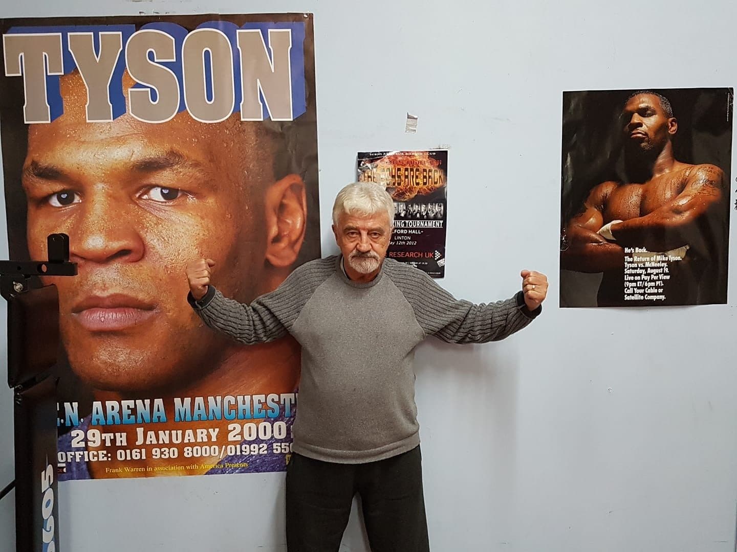 George at the gym