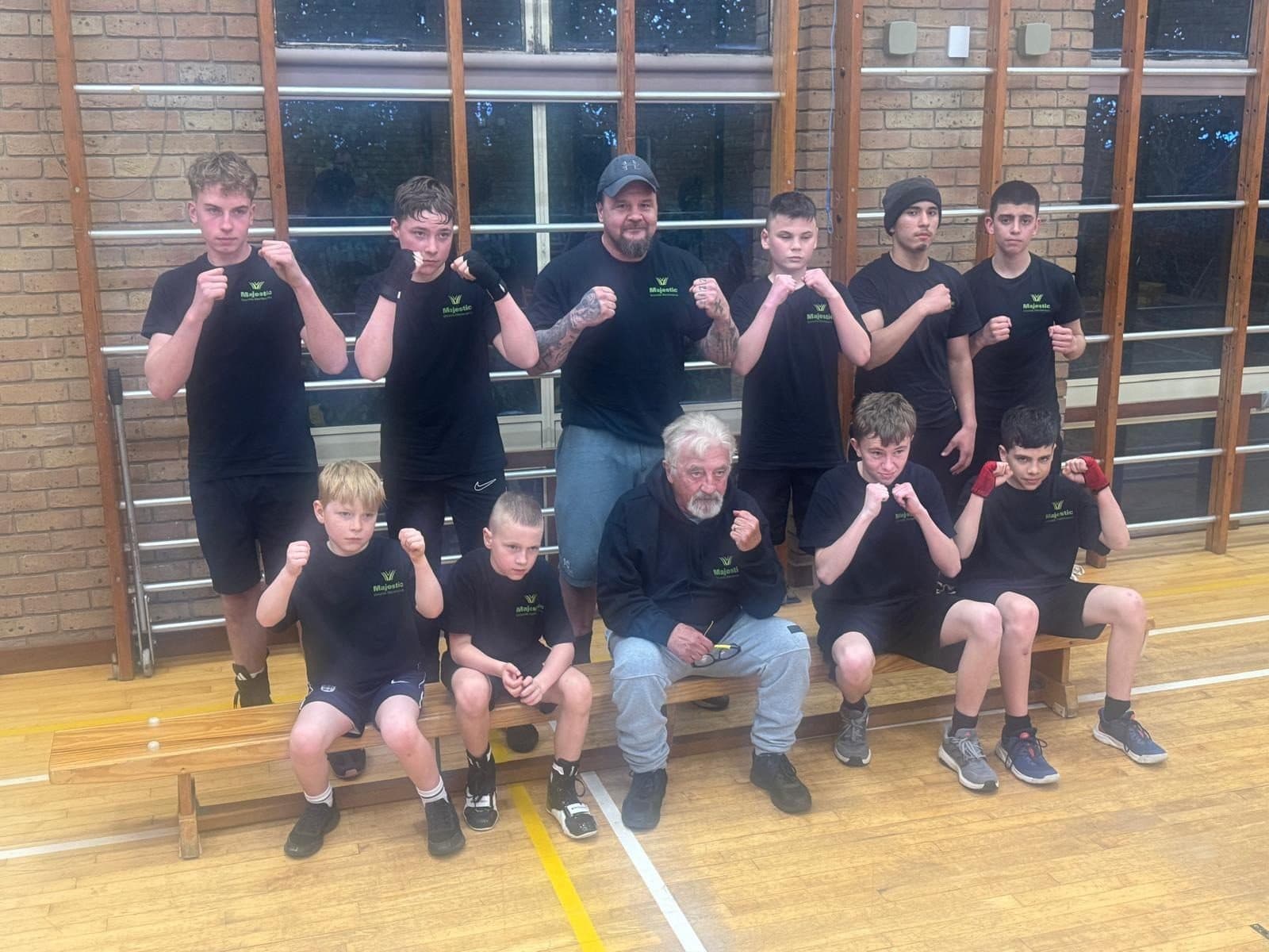 ICENI youth team fight pose